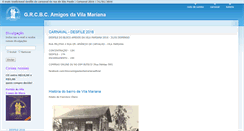 Desktop Screenshot of amigosdavilamariana.com.br