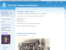 Tablet Screenshot of amigosdavilamariana.com.br